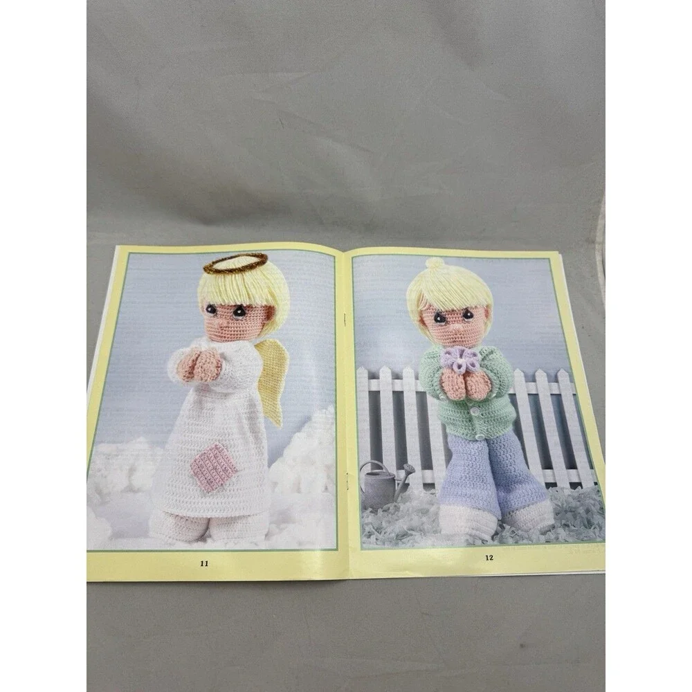 Precious Moments 4 Dolls To Crochet 3189 Leisure Arts Pattern Book